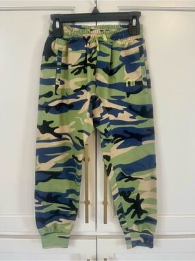 Neon Rebel Camo Pull-On Joggers with Pockets